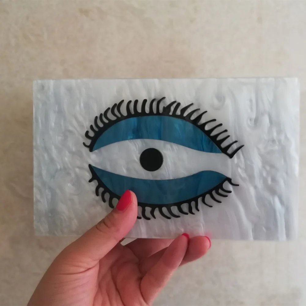 Летние кожаные роскошные дамские сумочки с акриловым жемчугом белого и синего