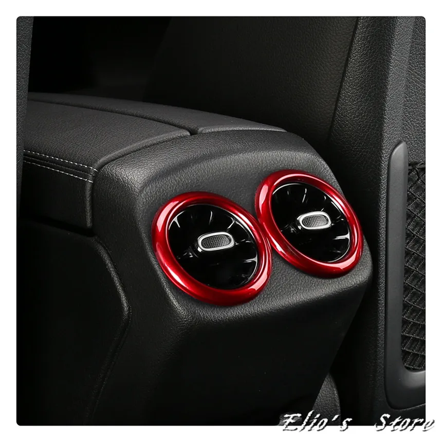 

Car Styling 7PCS ABS Plastic Interior Air Condition AC Vent Outlet Cover Trim For Mercedes-Benz A Class (W177) 2019 2020