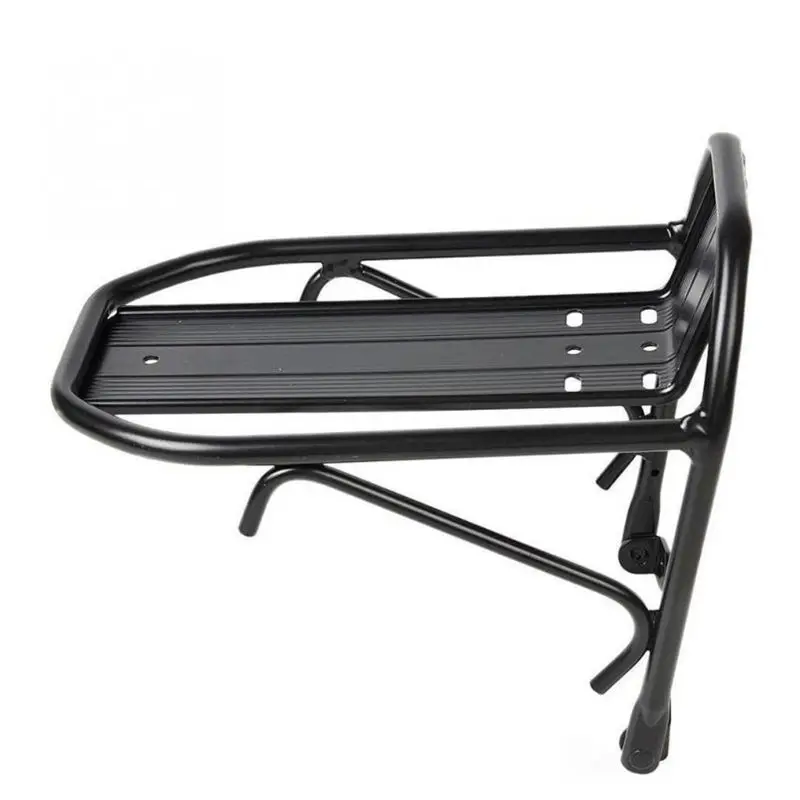 

Bicycle Front Rack Aluminum Alloy Bike Luggage Shelf Carrier Panniers Bracket