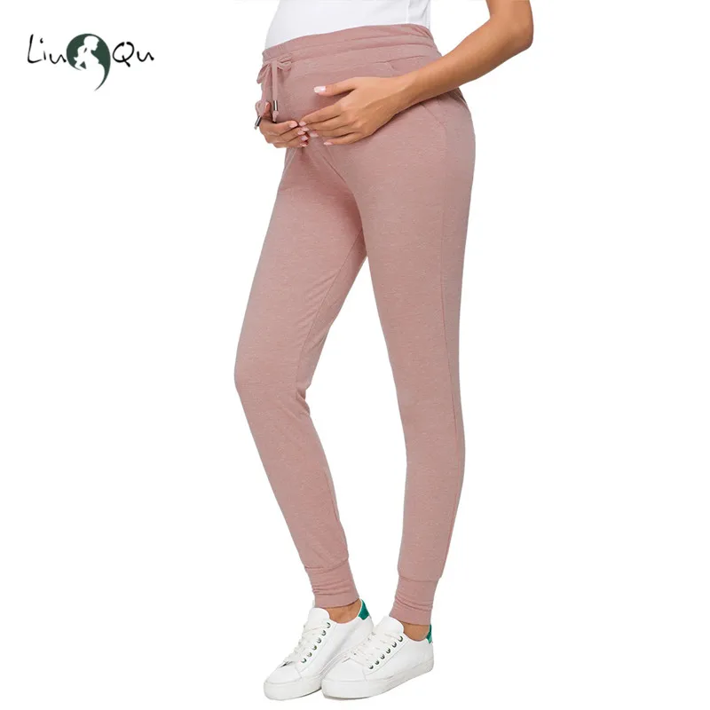 Женские Леггинсы для беременных брюки капри удобные штаны отдыха с карманами |