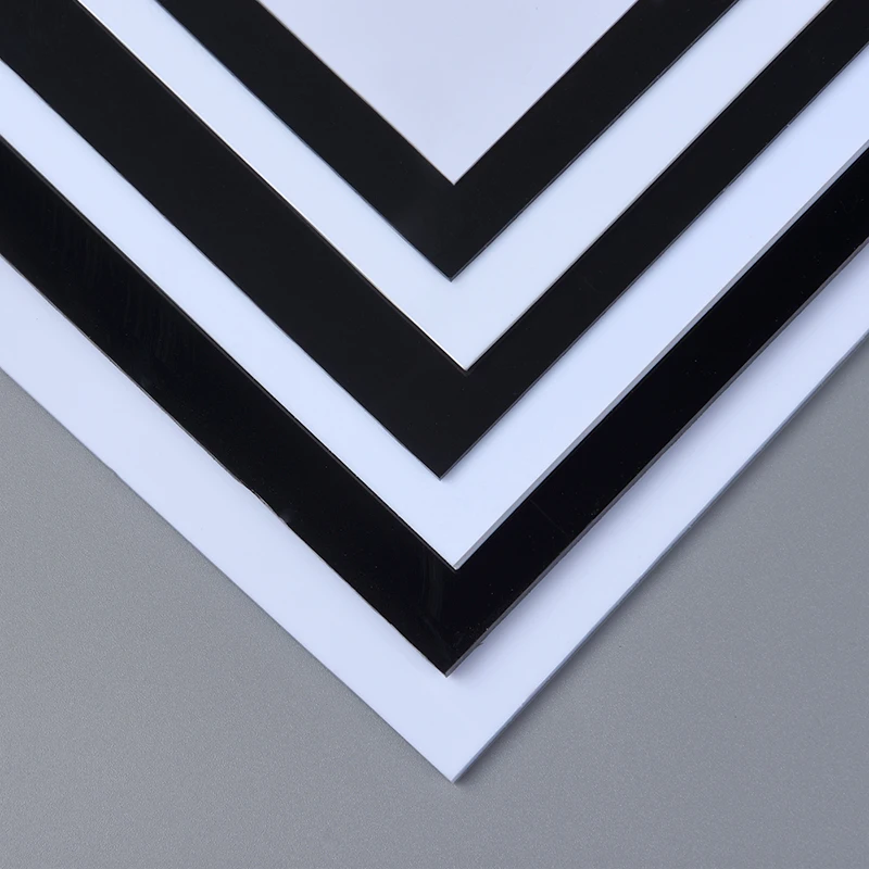 

ABS White&Black Sheet Model Solid Flat Sheet 0.5MM-5MM Sand Table Model Customization Model House Wall Making Changing