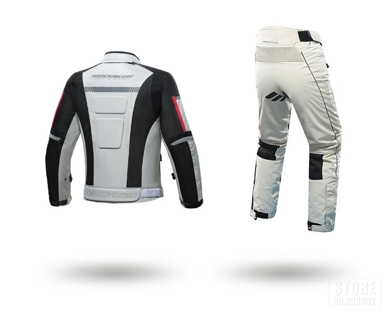 HEROBIKER Осень Зима мотоциклетная мужская куртка водостойкий ветрозащитный Мото куртка для верховой езды гоночный мотоцикл одежда защитное снаряжение