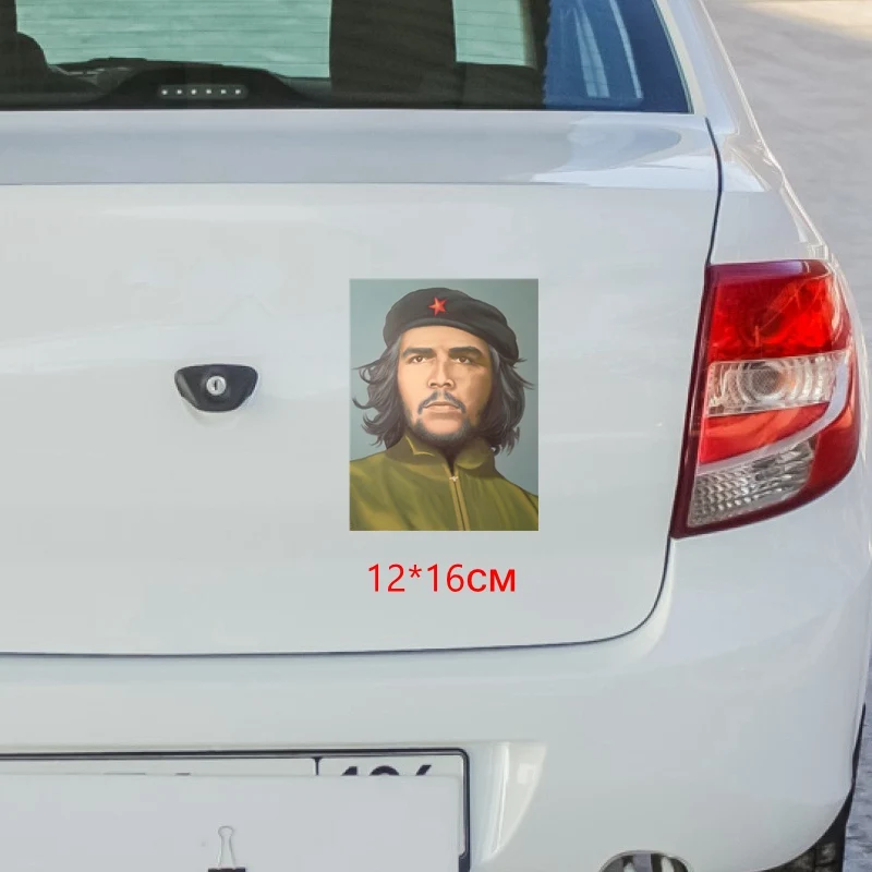 Tri Mishki WCS770 #12*16 см Че Гевары автомобильные стикеры цветные Переводные изображения