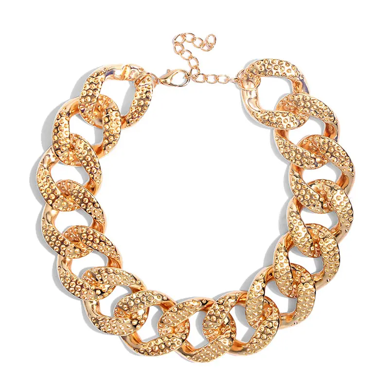 JJFOUCS Панк Винтаж колье ожерелье воротник состояние мужчины t Золото Серебро Цвет