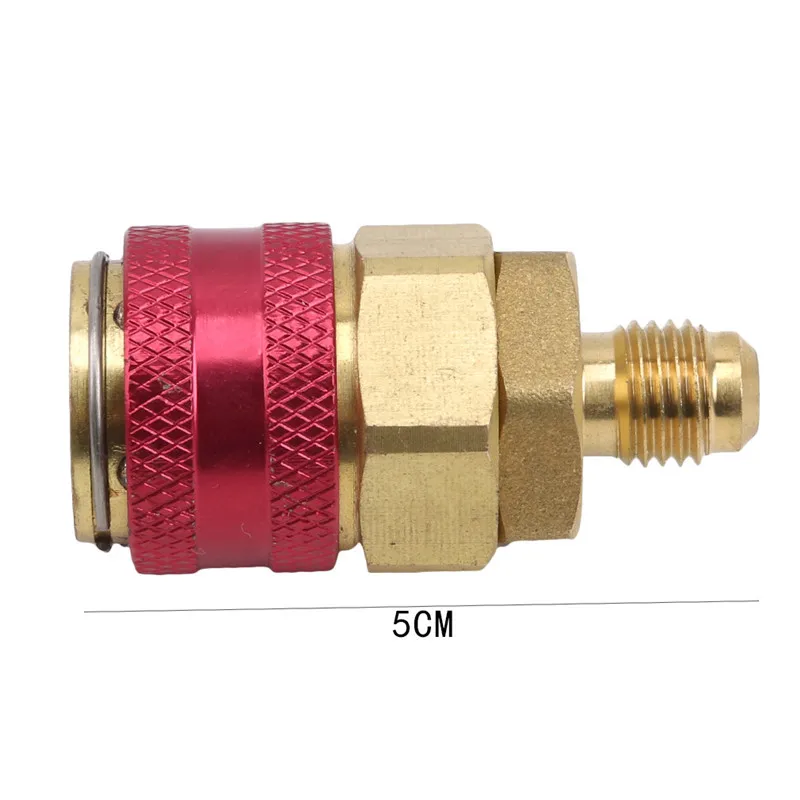 1 Набор Freon R134A H / L автоматический быстрый соединитель соединителя латунные