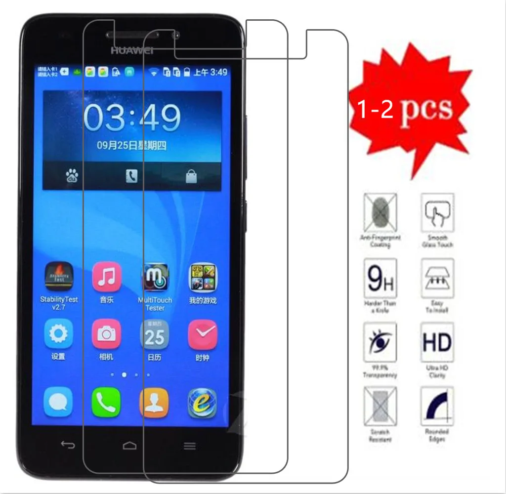 Закаленное стекло для Huawei Ascend G620S Защита экрана защита защитная пленка|Защитные