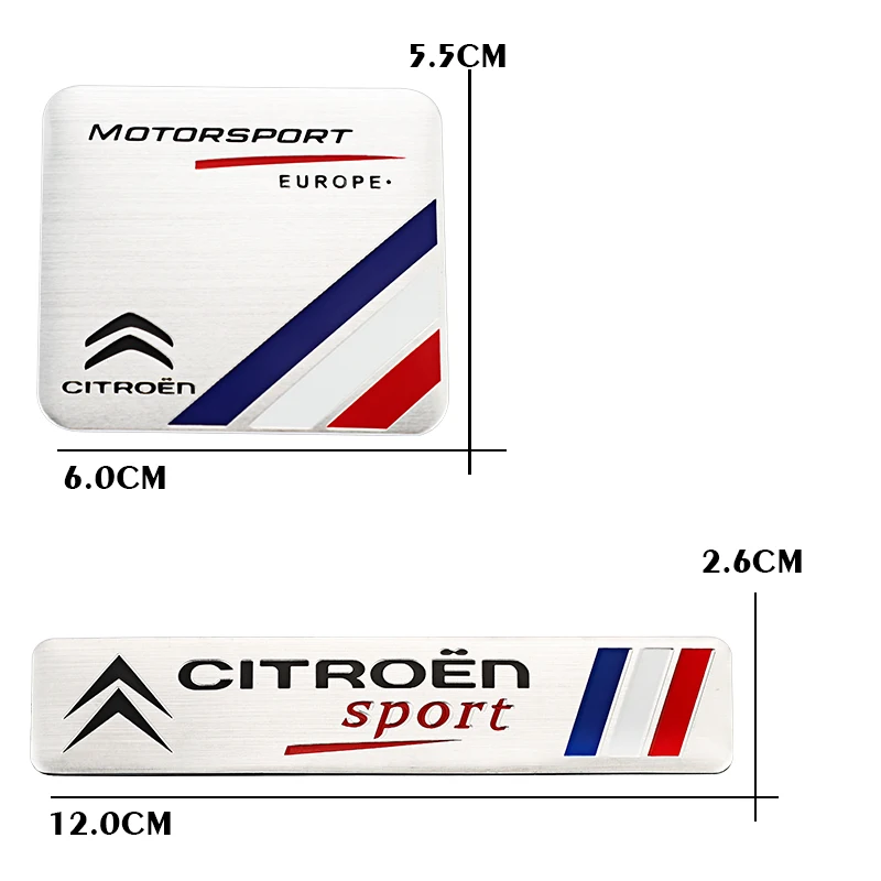 Автомобильный Стайлинг 1 шт. 3D спортивные наклейки эмблема из алюминиевого