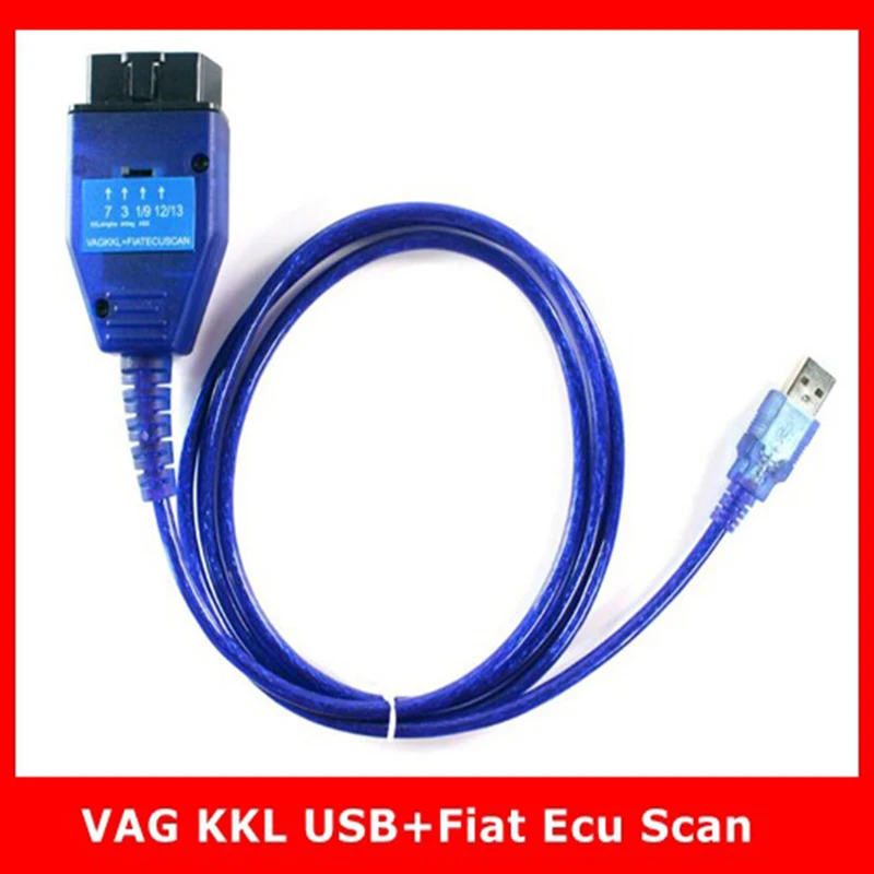 

Диагностический сканер OBD KKL с интерфейсом USB и адаптером для подушек безопасности
