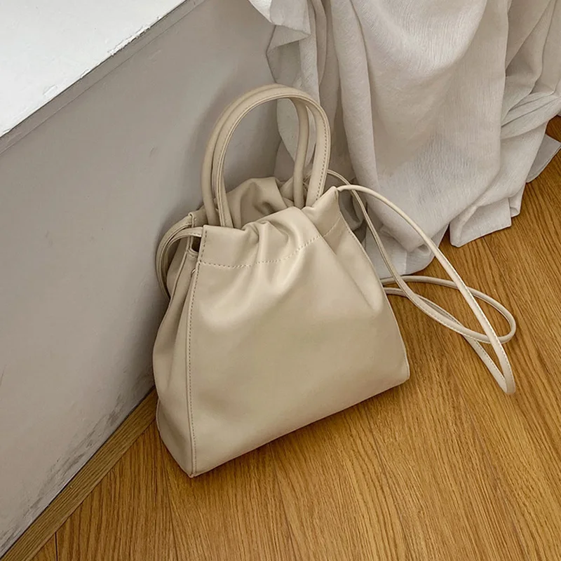 Ellacey Корейская женская сумка 2020 Новая модная через плечо однотонная мягкая