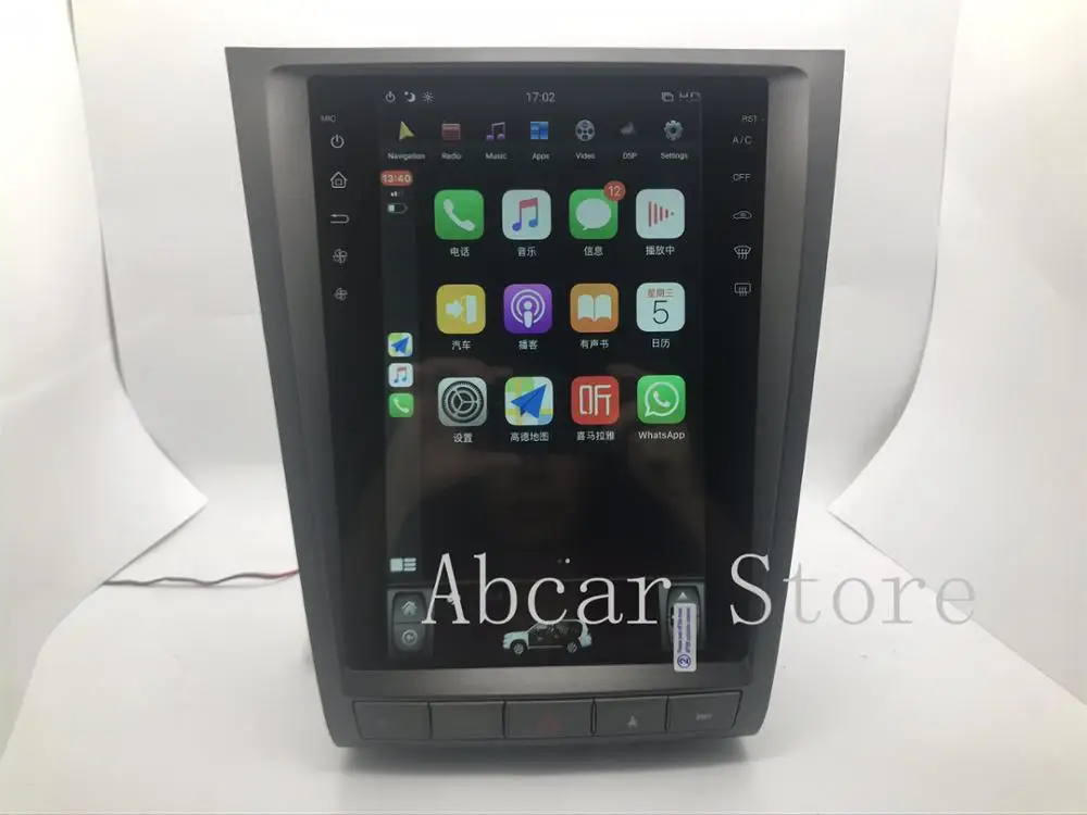 Автомобильный dvd плеер 12 ''Tesla style Android 9 0 PX6 HDMI GPS навигация для Lexus GS GS300 GS460 GS450 GS350