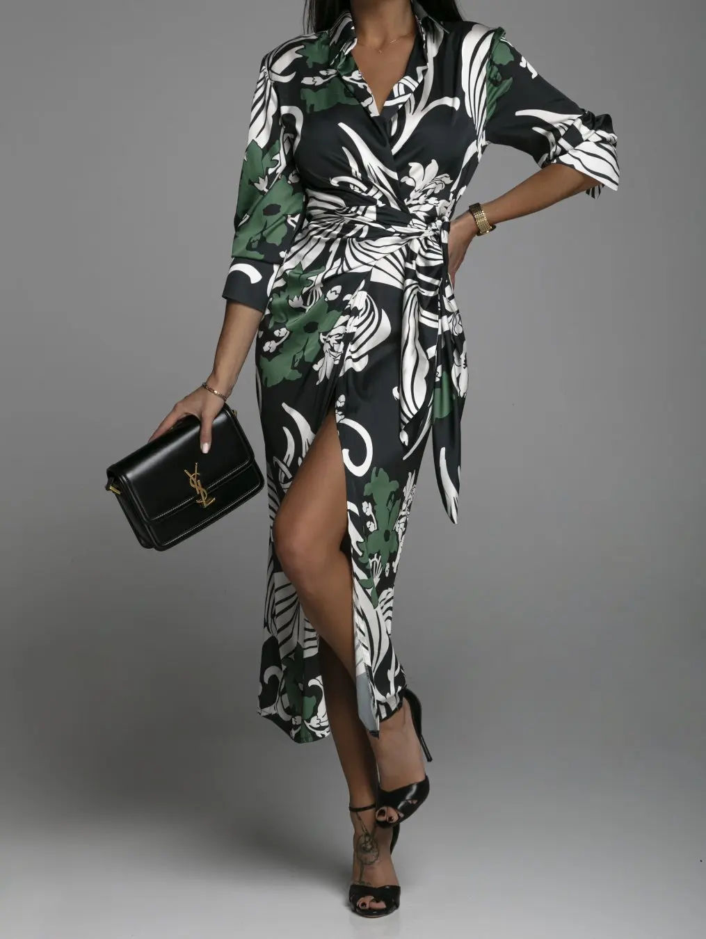 

Bodycon dress for women Square Neck Black Dress Women Elegant Cotton Fashion Side Split Dress Mini Ladies Basic