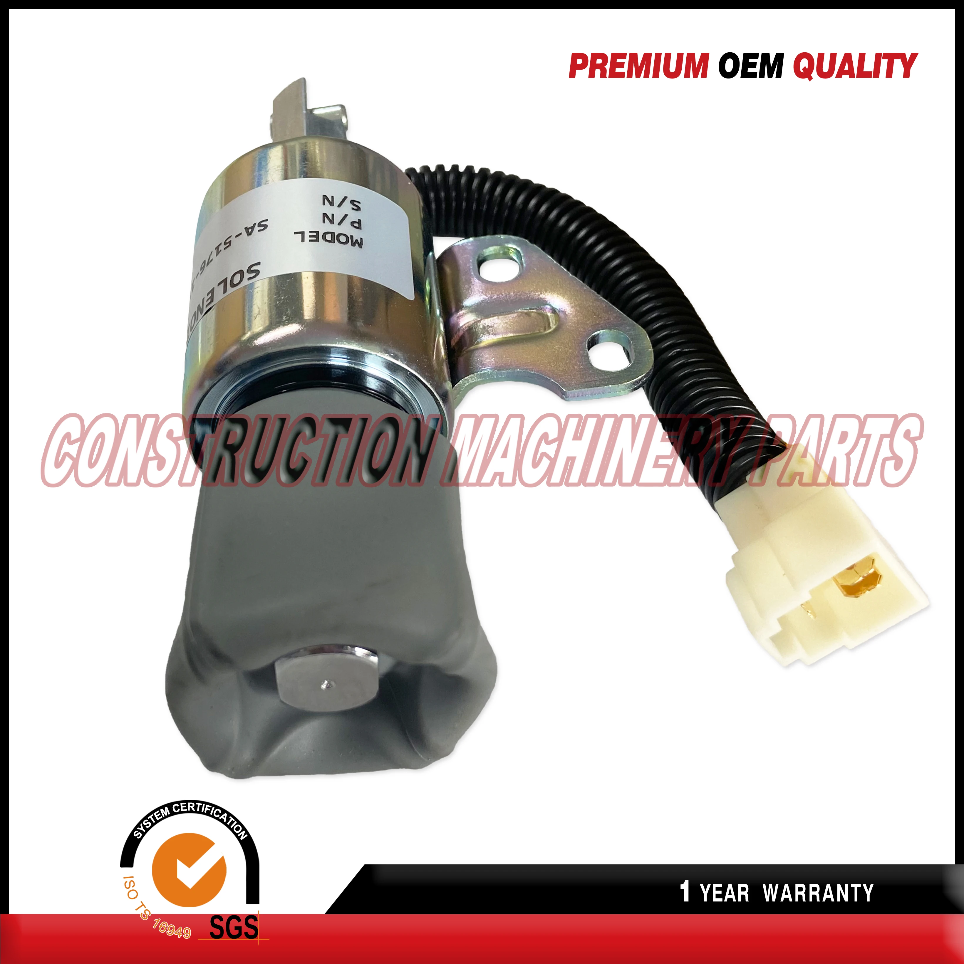 

SA-5176-12 остановочный соленоид SA-5176 1756ES-12SUC5B1S5 12V для KUBOTA