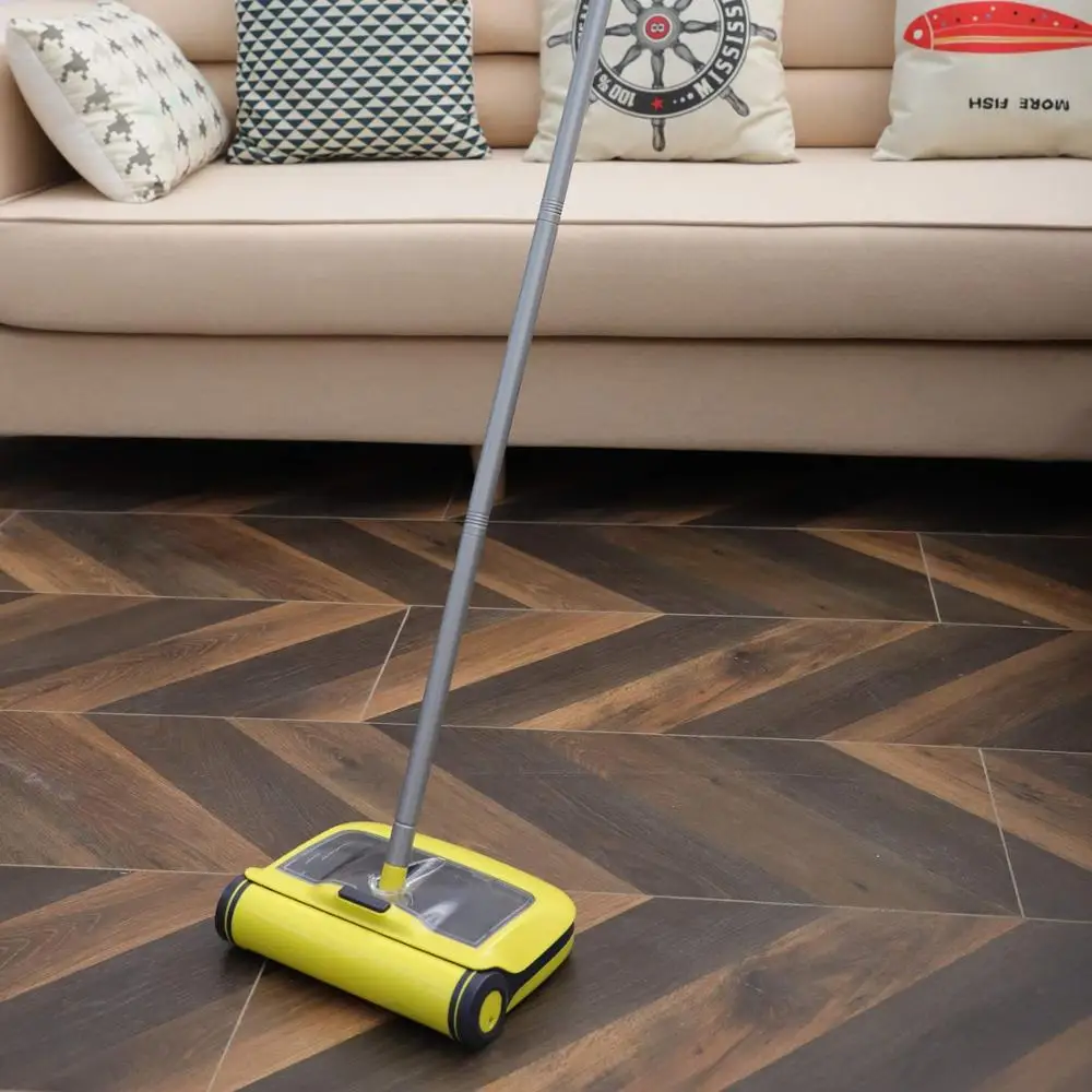 

Floor Sweeper Cleaner Microfiber Flat Mop for Hardwood Ceramic Tile Laminate Carpet Home Kitchen Pet Hair Dust Cleaning