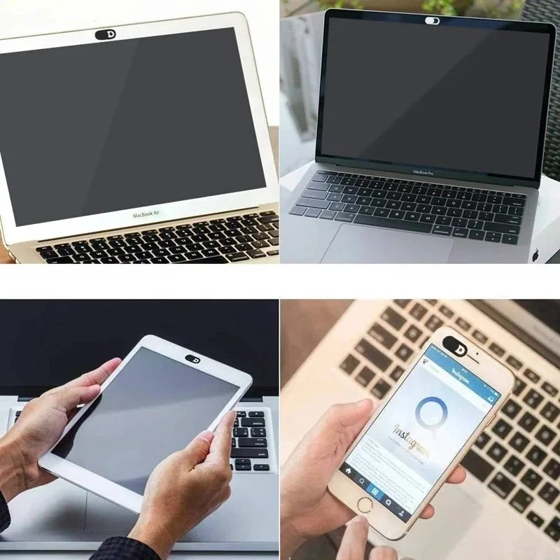 Camera Cover Shutter Magnet Slider Plastic Webcam Cover for Pad Tablet Web Laptop Pc Camera Mobile Phone Lenses Privacy Sticker