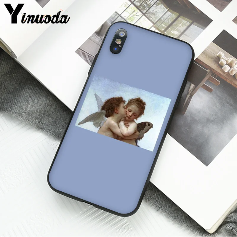 Yinuoda Ренессанс Ангелы Амур эстетика аксессуары для телефона чехол Apple iPhone 8 7 6 6S Plus