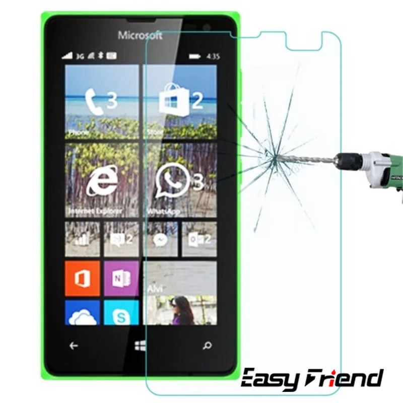 Для Nokia Microsoft Lumia 435 / 532 Dual SIM защита экрана 9H усиленная защитная пленка защитное