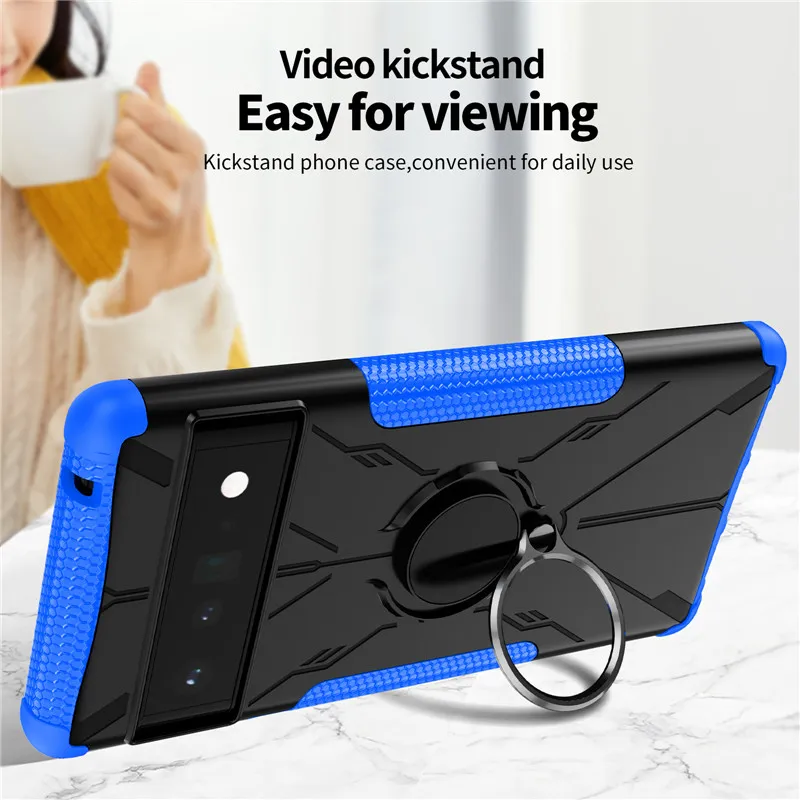 Shockproof Cover For Google Pixel 6 Pro Case Pixel 6 Pro Cover Hard Holder Back Protective Bumper Google Pixel 6 Pro 6.71inch