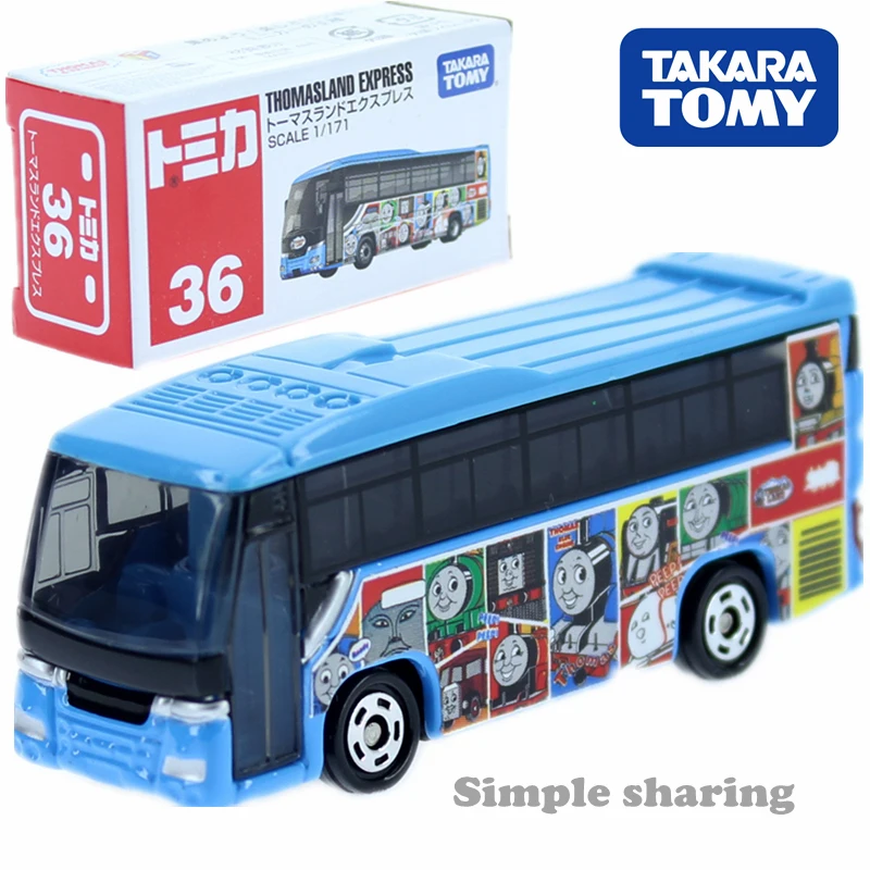 

TOMICA No. 36 THOMASLAND EXPRESS 1:171 Takara Tomy Metal Cast Toy Car Model Vehicle Toys for Children Collectable New