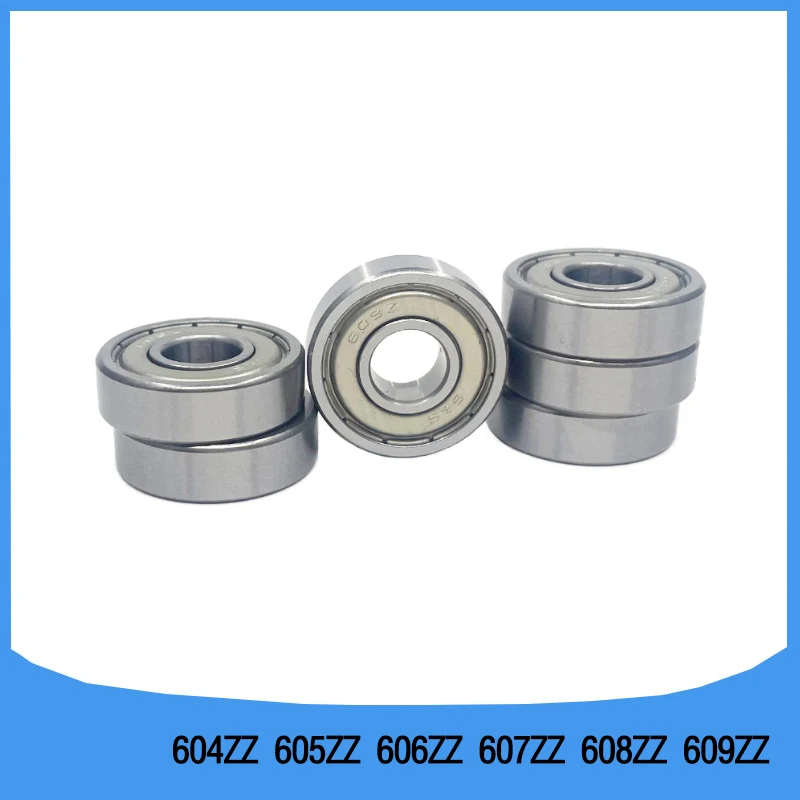 Бесплатная доставка 10 шт. высокое качество 604 605 606 607 608 609 2Z ZZ шариковые подшипники