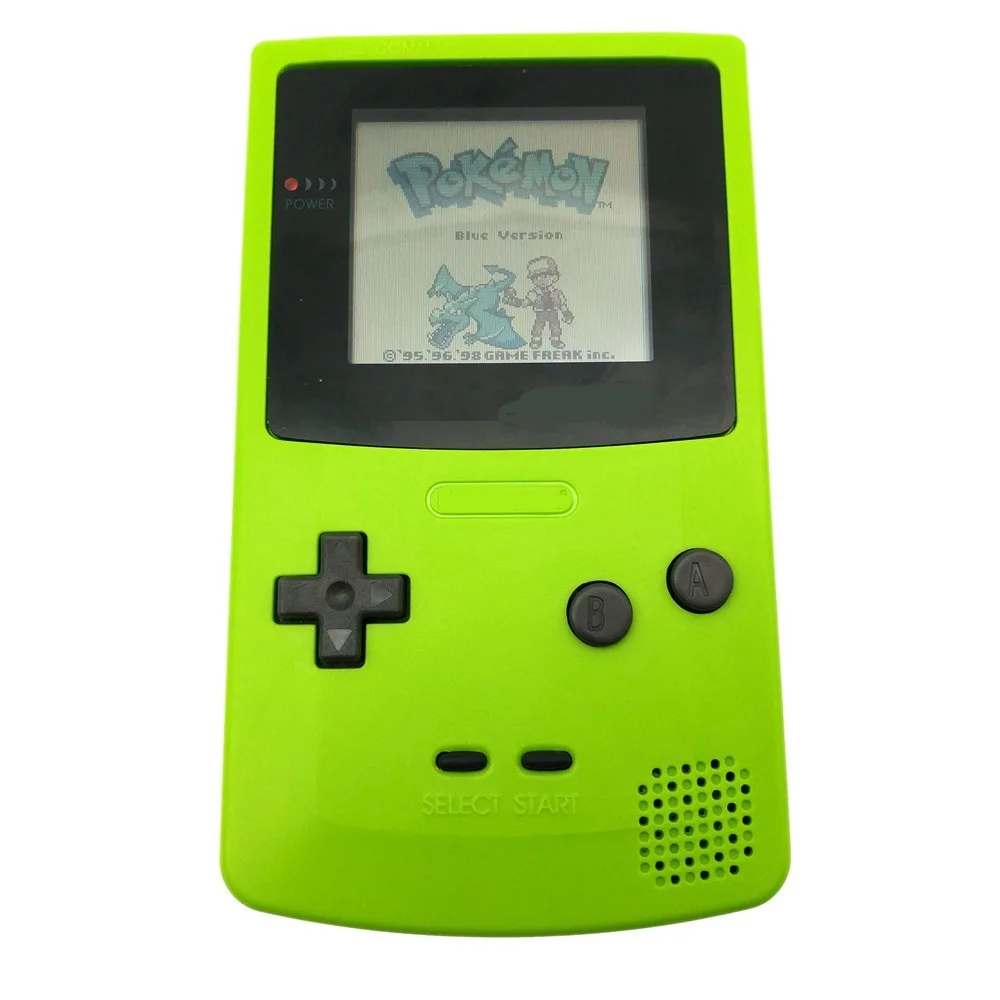Apple Green Восстановленный для GameBoy цветной консоли GBC игровой и карты | Электроника