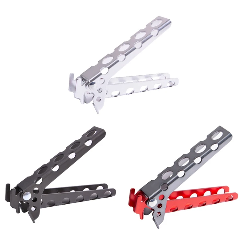 

Pot Pan Gripper Aluminum Anti-Scald Clamp Handle Holder Clip Outdoor Camping Cookware