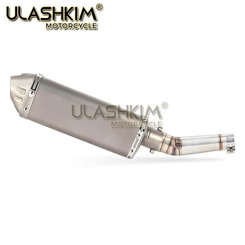 Выхлопная труба глушителя для мотоцикла из углеродного волокна выхлопная без