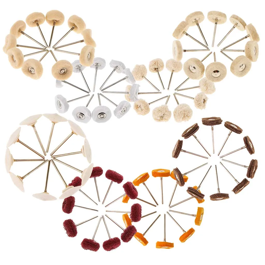 

10pcs Lab Jewelry Watch Polishing Wheel Burs Shank Approx. 3cm Polishers