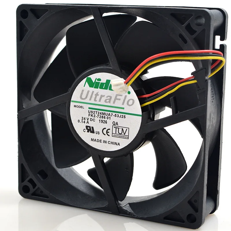 

FOR NIDEC 9CM 9025U 92T24MUA7-53J2524V 0.14A 3-wire Inverter Cooling Fan