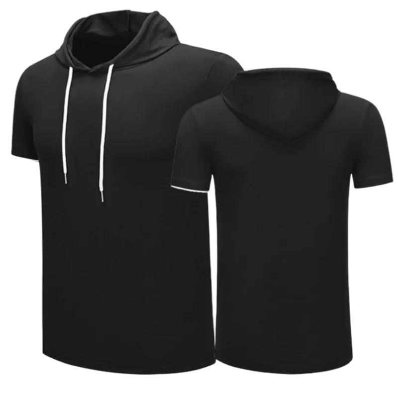 

2021 summer new style men's hooded T-shirt 100% cotton T-shirt shirt sportswear ladies hooded T-shirt sweatshirt anime Harajuku