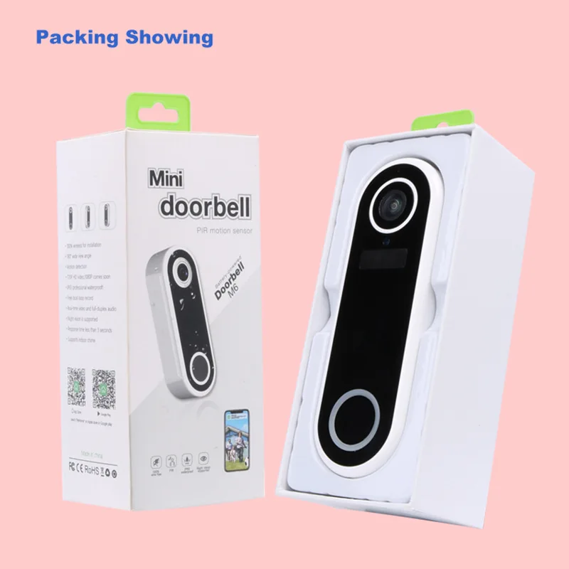 tuya smart home Smart WiFi Video Doorbell Visual Intercom Camera with Chime Night Vision Door Wireless Security | Обустройство дома