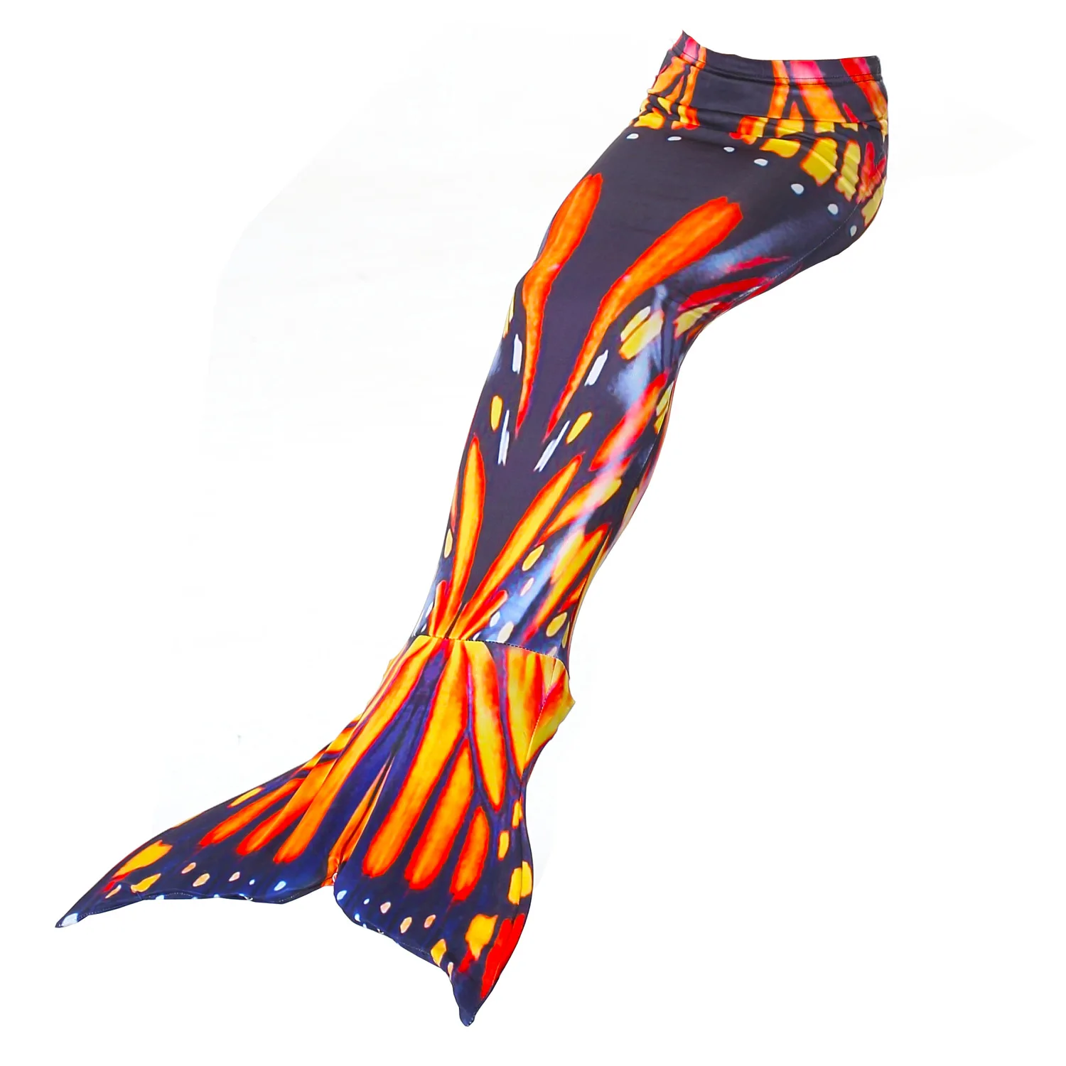 

MW Summer Mermaid Tail Princess Swimming Tail Floral Nylon Hollween Cosplay Costume for Girl Kids/Adults