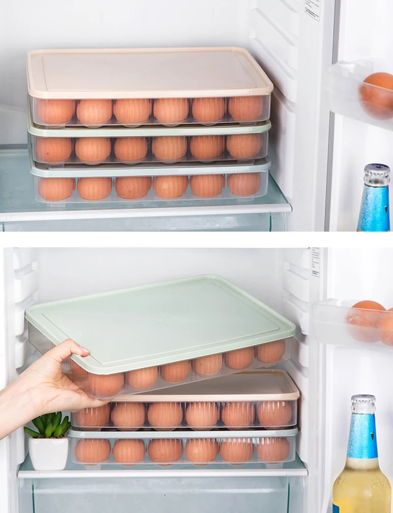 Кухонный Контейнер для хранения яиц из пищевого материала 24 яичницы