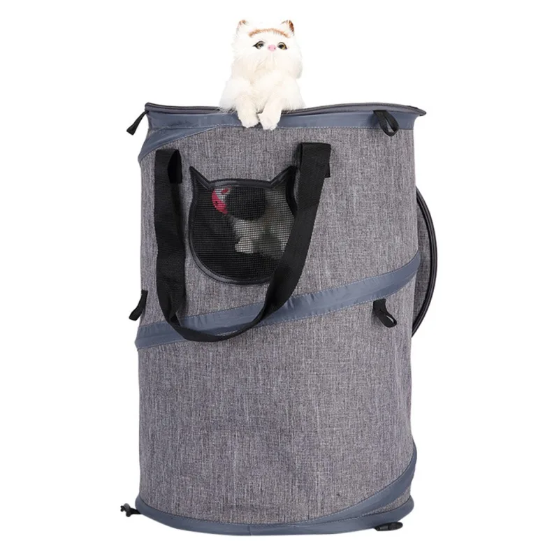 

EDEALER Dog Cat Out Travel Bag Multi-function Foldable Washable Pet Carrier Handbag Polyester Breathable Supplies Pet Accessorie
