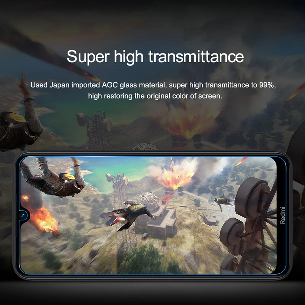 For Xiaomi Redmi Note 8T Закаленное стекло Nillkin Amazing H / + Pro для Противоударная защита