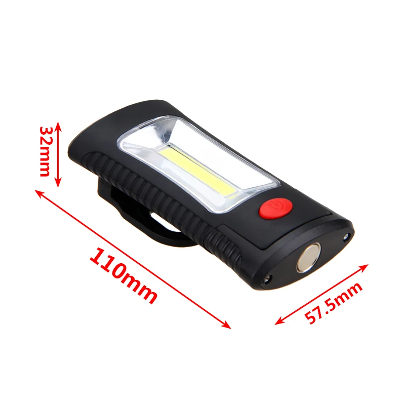 Складной COB светодиодный мобильный Рабочий светильник с магнитным бликом