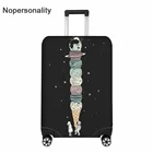 Чехол Nopersonality утолщенный для костюма чехол с забавным рисунком мороженого и планеты Чехол для багажа пылезащитный чехол для путешествий багажа 18-32 дюйма
