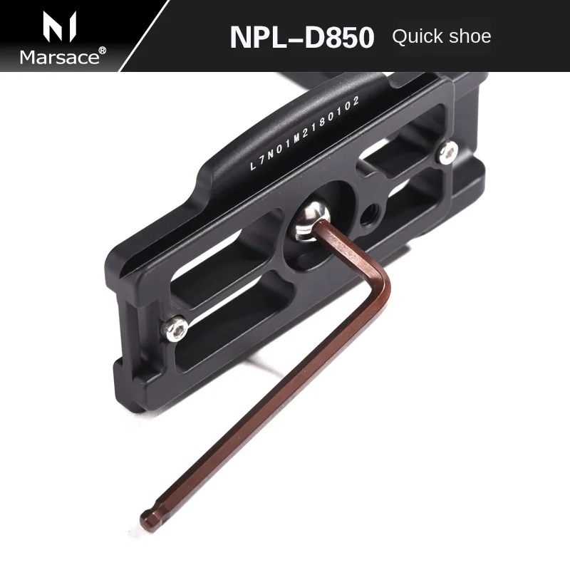 

Marsace NPL-D850 NikonD850 dedicated photography SLR camera L-type quick-release plate professional vertical shot quick-release