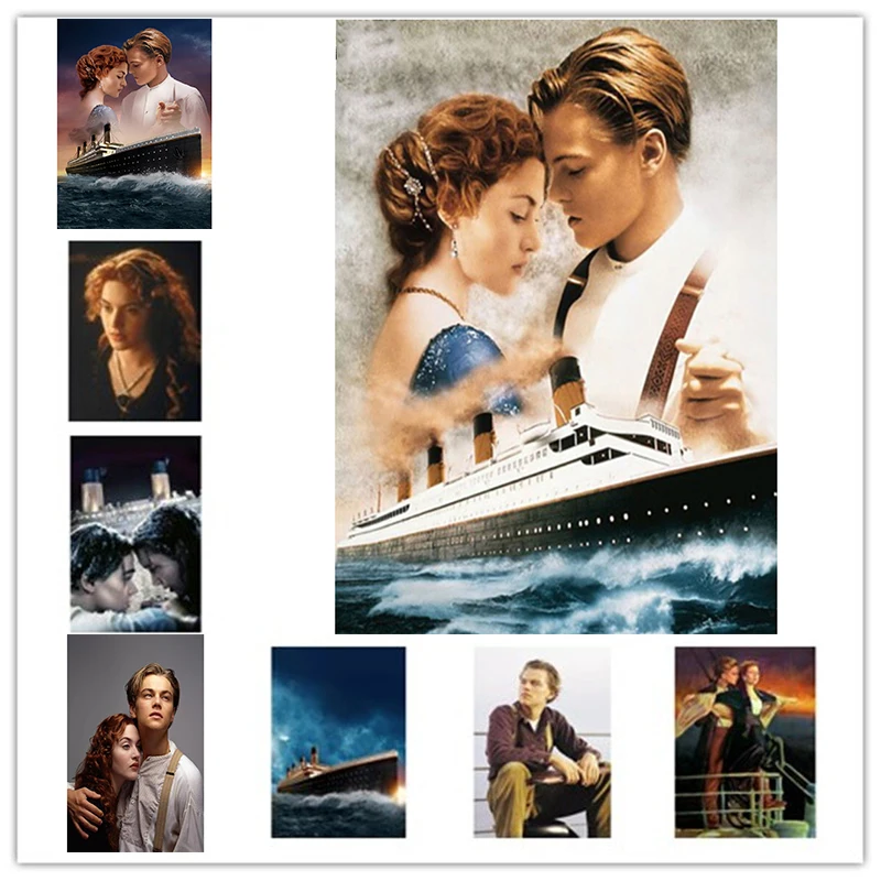 

Hot 5d Diamond Painting Titanic Character Diamond Embroidered Rhinestone Picture Diamond Mosaic DIY Crafts Home Decoration Gift
