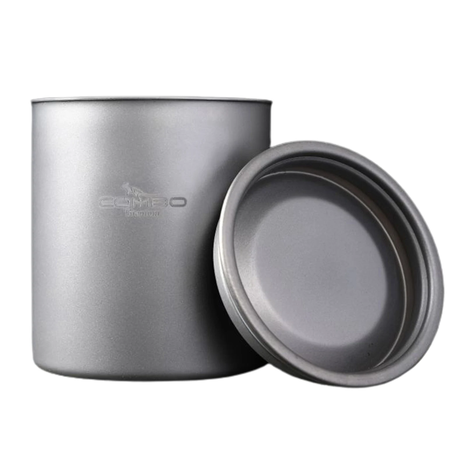 

350ML titanium cup, multifunctional safety camping cup with filter, foldable outdoor backpack camping hiking drink cup