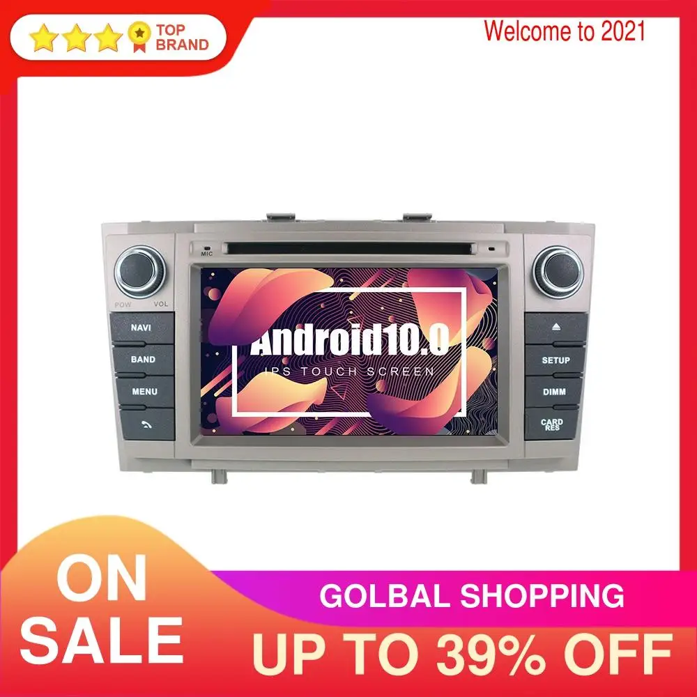 Android 10 0 PX6 4 + 64 ГБ Автомобильный dvd плеер для Toyota Avensis 2009 2016 T27 GPS навигация