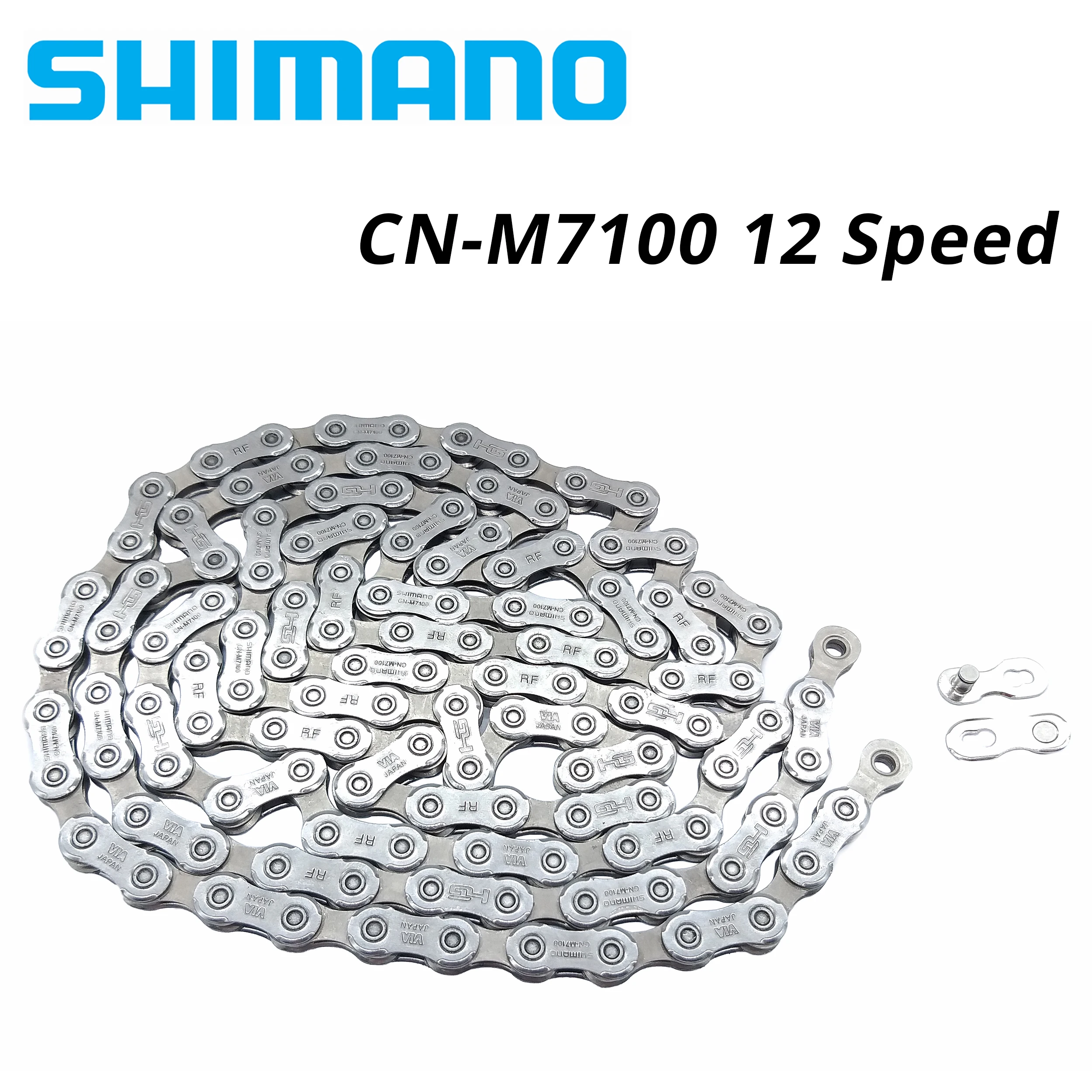 Shimano DEORE SLX CN M7100 12 Скоростей S MTB велосипедная цепь 116 118 120 126 звенья с быстрой связью