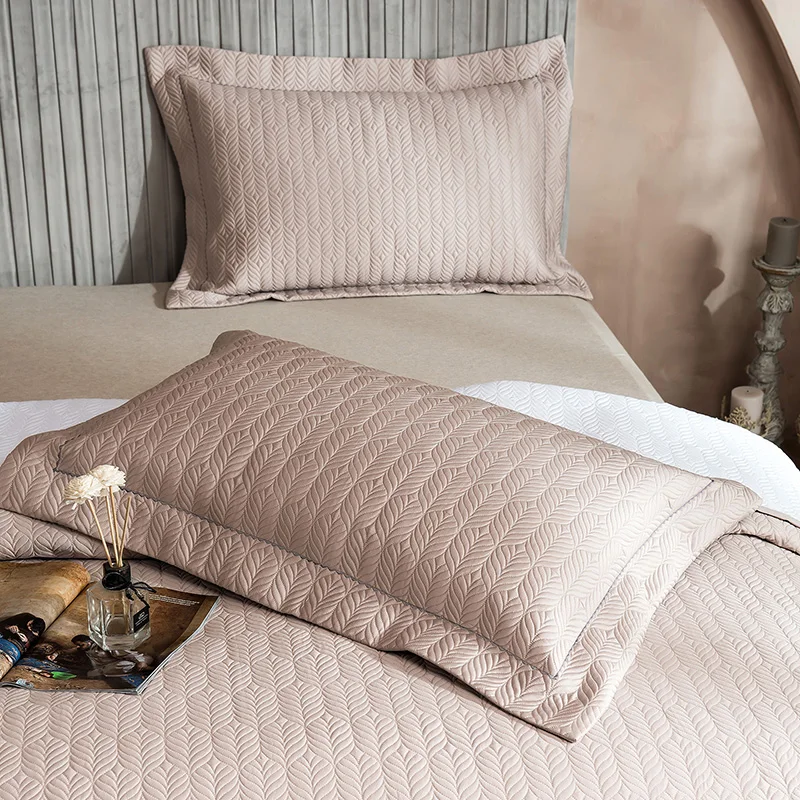 

1000TC Premium Egyptian Cotton Solid Color Quilting Super King Bedspread Coverlet Bed Cover Set Blanket Bed sheet Pillowcases