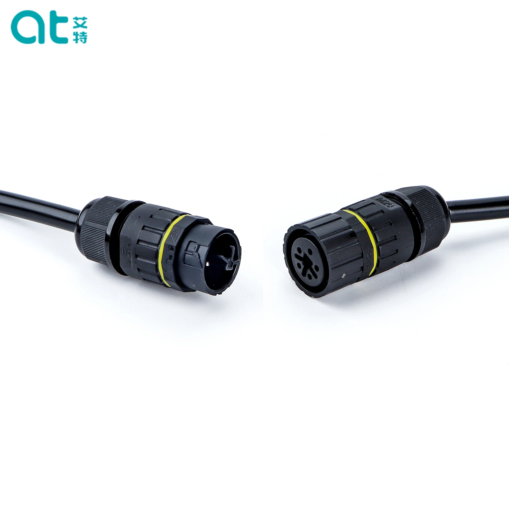 M20D Male Female Connectors Power Electric Screw Cable Wire IP68 Rated Waterproof | Обустройство дома