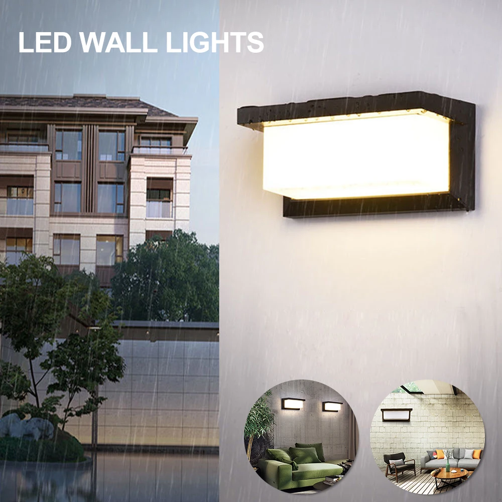

18W LED Wall Light Radar Motion Sensor Waterproof IP65 Outdoor Porch Light Modern LED Wall Lamp Courtyard Garden Outdoor Light