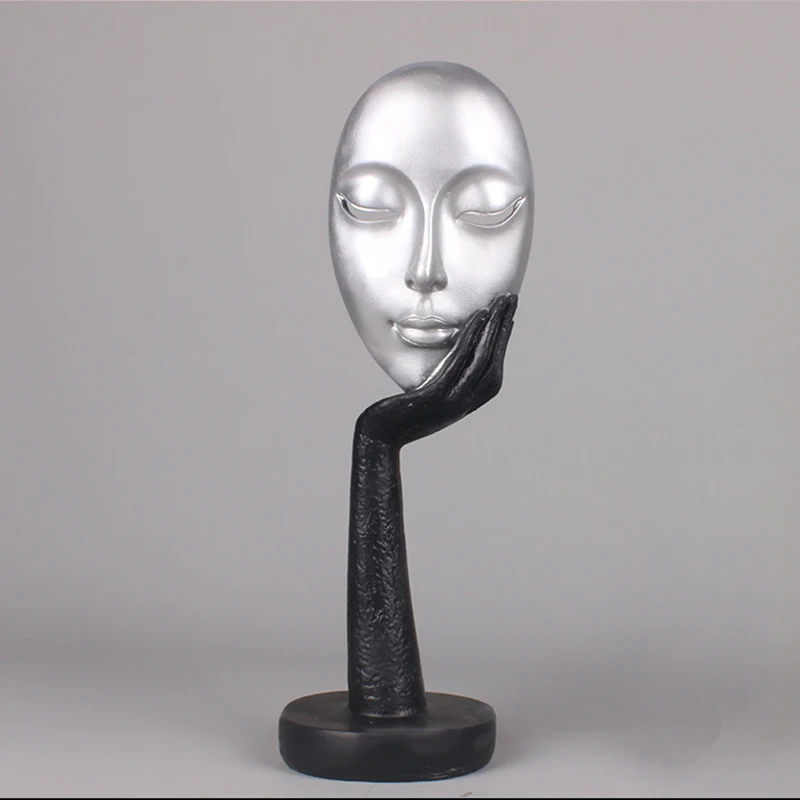 Многоцветная скульптура фигурки для украшения гостиной статуэтки из смолы