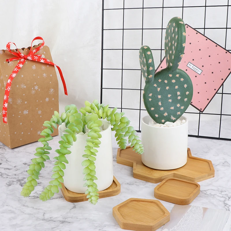 Домашний керамический микро садовый Свадебный Мини цветочный горшок квадратные