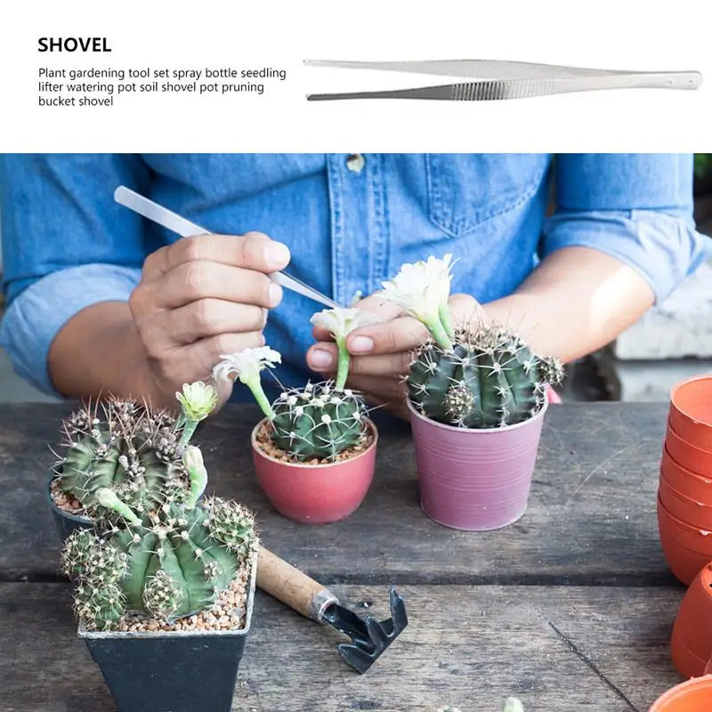 

10PCS Garden Planting Tool Set Bonsai Succulent Transplanting Fairy Garden Planting Gardening Hand Tools for Garden