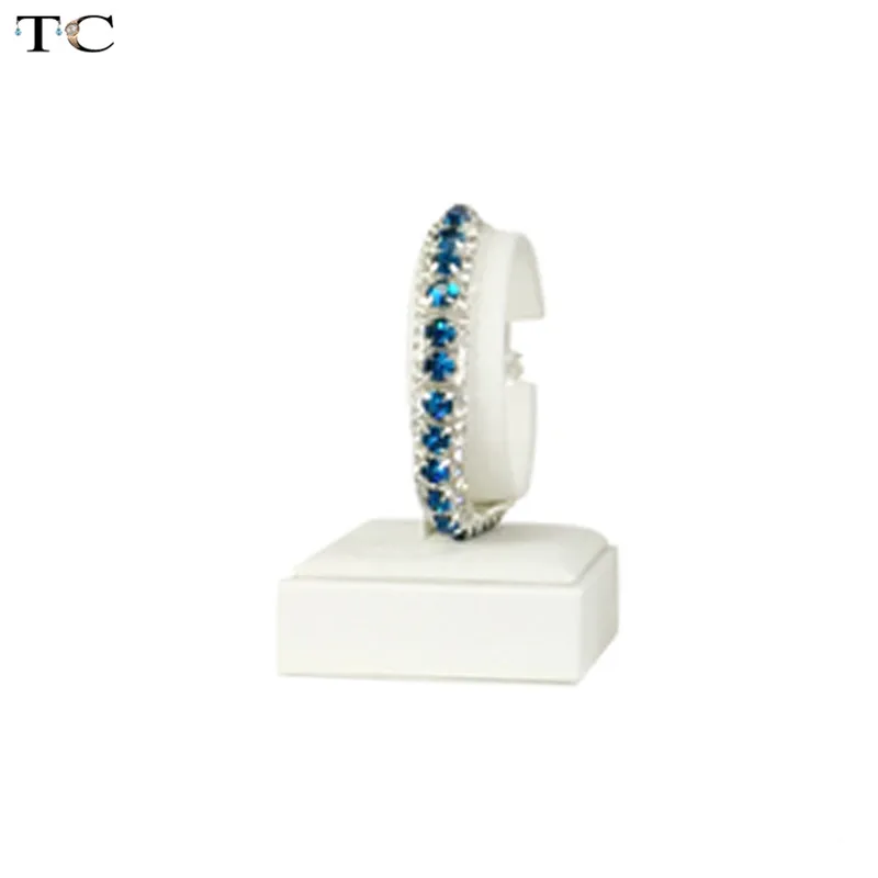 Витрина для ювелирных изделий из нержавеющей стали демонстрационная белая