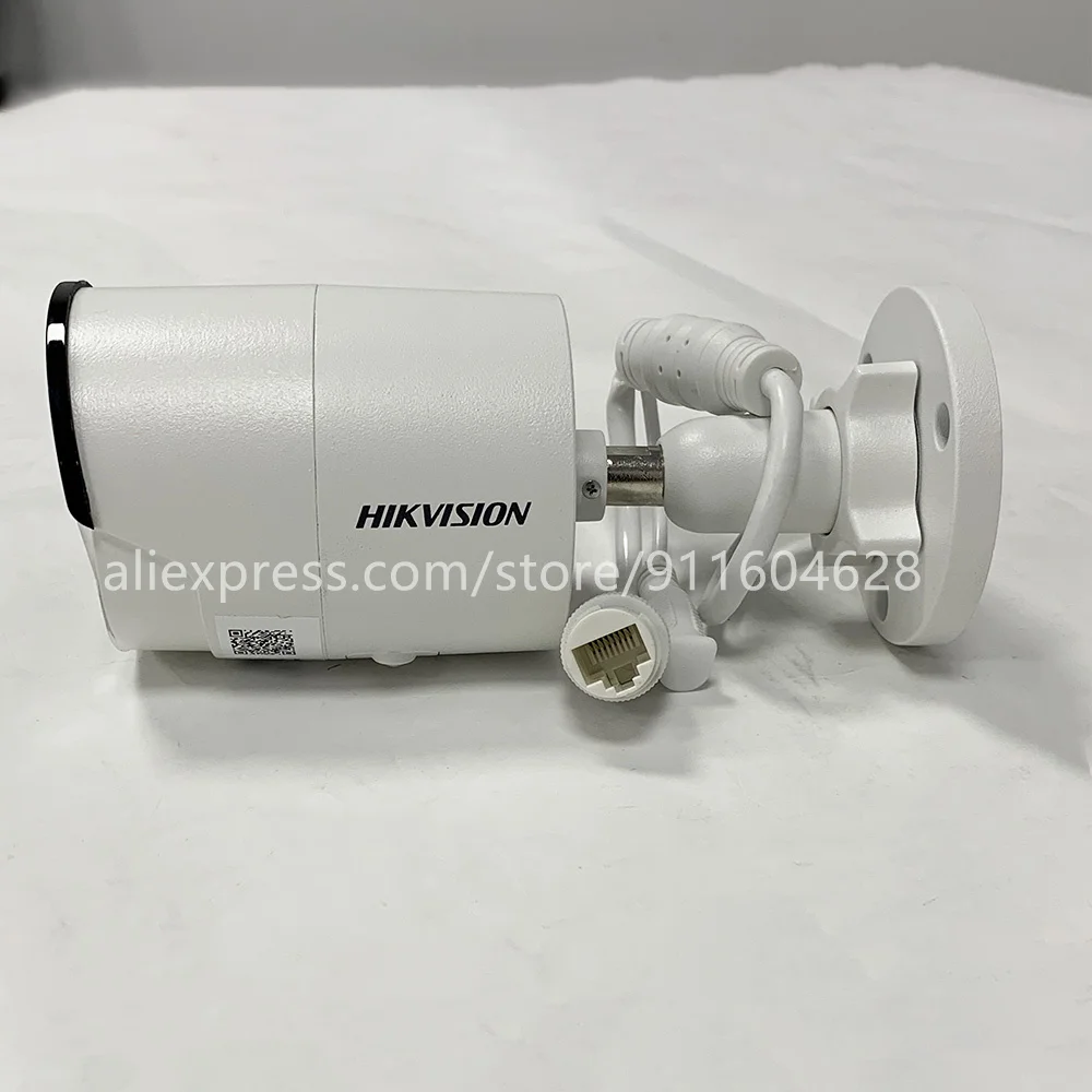Оригинальный Hikvision AcuSense DS 2CD2086G2 I и IU 4K POE 8MP IP66 Fixed Mini Bullet Network Camera 4 PCS Kit|Камеры