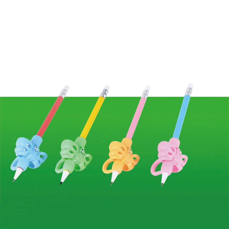 1 шт. держатель для ручки с тремя пальцами силиконовый обучения детей инструмент